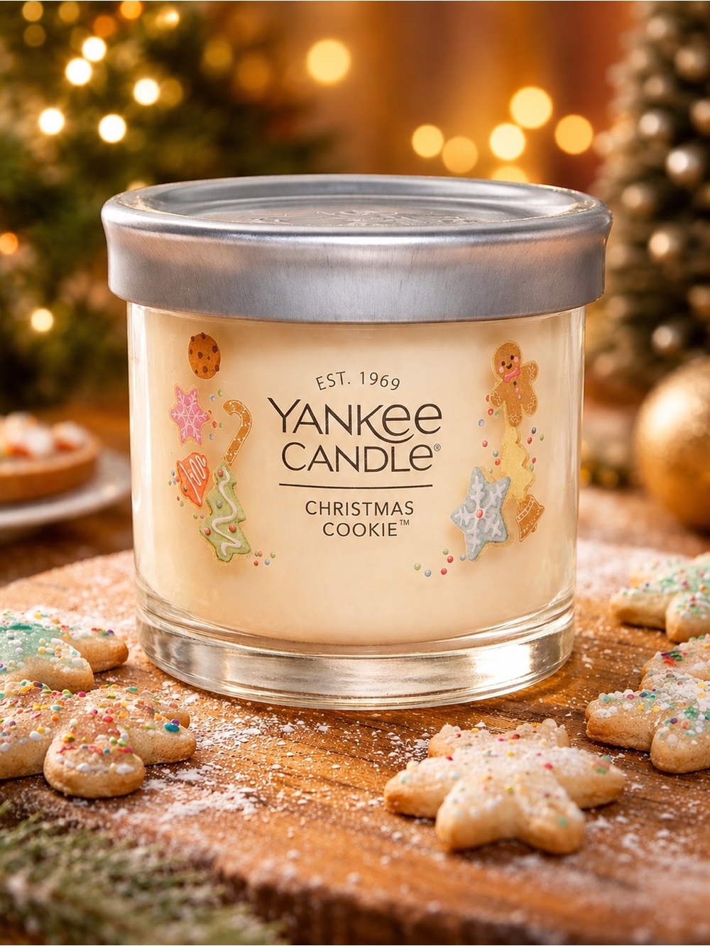 Yankee Candle Christmas Cookie Small Tumbler Candle NWT